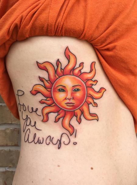 Tattoos - Traditional sun - 131173